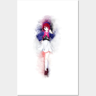 Kana Arima - Oshi no Ko (Watercolor) Posters and Art